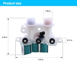 WTW7120HW0 WTW8040DW4 WTW7300DW0 WTW7040DW0 WTW8000DW0 Water Inlet Valve