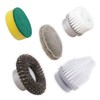Horsepower Scrubber, Replacement Attachments, 5-Piece Accessory for Horstpower Scrubber, Suitable