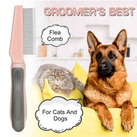 UrbanX Best fine-toothed Flea Comb for Basset Retriever and Other Large Size Mixed Breed Dogs Dogs Coat Type
