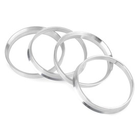 BRONEVO 60.1 to 64.1 Hub Centric Rings,ID=60.1mm OD=64.1mm,Aluminium Alloy Wheel Center Rings Hubrings Pack of 4