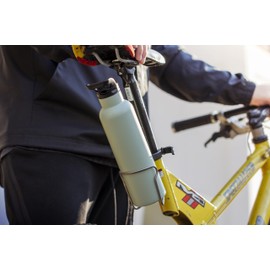 FIFTY/FIFTY Insulated Water Bottle Stainless Steel with Lid and Straw Cap for Bike, Cycling, School, Sport, Gym and More: 21 oz, Navy Blue