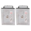 2Pcs Key Switch Box Stainless Steel Universal with Keys Accessory
