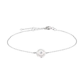 Liebeskind Women’s Stainless Steel Bracelet with Pendant, 19 cm, None, silver