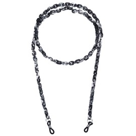 sourcing map Eyeglass Chains for Women, Resin Eyeglass Holder Chains Adjustable Sunglasses Lanyards Holder Chain Beaded String Holder Anti-Lost Strap for Glasses Sunglasses, Grey