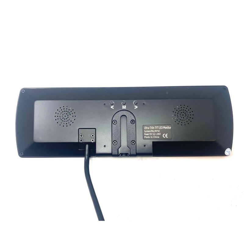 Dolphin Automotive Dual Twin Screen Dashboard Mouted Monitor For Reverse