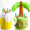 HyDren 2 Pcs 26.8" Inflatable Drink Cooler with Inflatable Palm