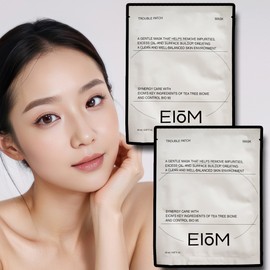 Iom trouble patch mask pack, exfoliation, scaling, sebum absorption, lactic acid bacteria mask pack, 2 pieces / 이옴 트러블 패치 마스크팩 각질제거 스케일링 피지흡착 유산균마스크팩 단품 2매