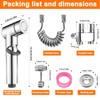 Handheld Bidet Toilet Sprayer Jet kit, Stainless Muslim Shower for