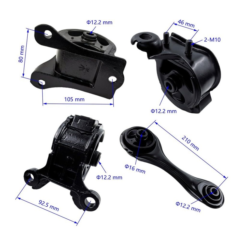 Engine Motor Mount Set Fit for 1990-1993 Honda Accord 2.2L