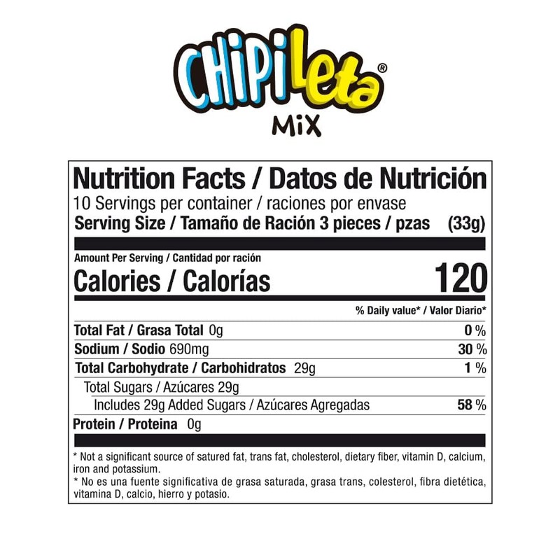 Generic Anahuac Chipileta Mix Paleta Lollipop Candy Orange, Chamoy, and