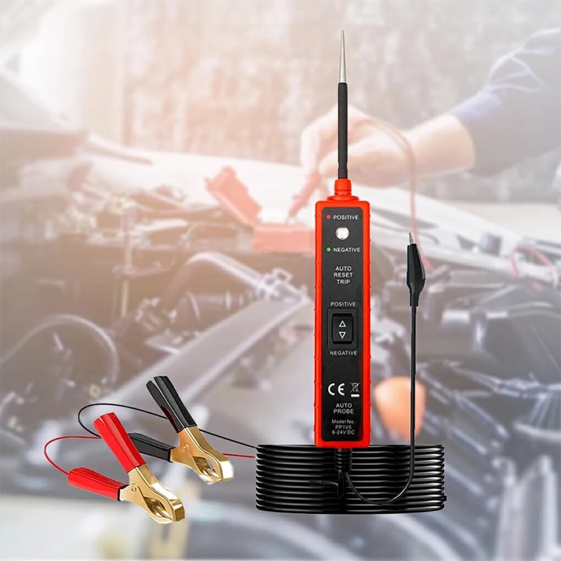 Power Circuit Probe Tester 6-24V DC Automotive Test Pen with