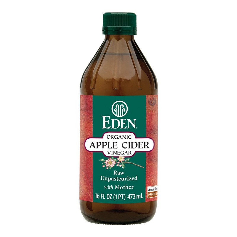 Eden Organic Apple Cider Vinegar, Raw, Unpasteurized with Mother, 16oz