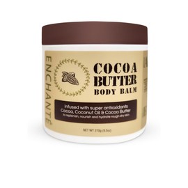 Enchante Cocoa Butter Body Balm - With Vitamin E. Heals Dry Skin. Great For Hands, Feet and Face. Complete Skin Care for All (1unit)