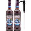 Upouria Blueberry Syrup Flavoring, 100% Vegan, Gluten-Free, Kosher, 750ml bottle