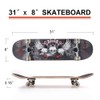 ChromeWheels 31 inch Skateboard Double Kick Skate Board Cruiser Longboard