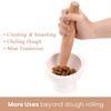 Elsjoy 12 Pack 8 Inch Small Wood Rolling Pins, Non-Stick
