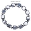 0.4in Terahertz Bracelet Rectangle Beads Good Thermal Conductivity Natural Terahertz
