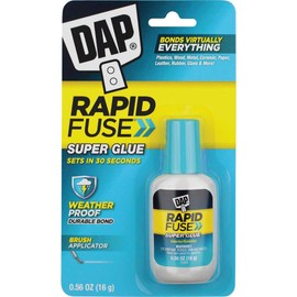 DAP Rapid Fuse High Strength Glue All Purpose Brush On 0.56 oz.