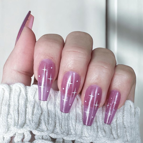 Maniology Press-On Nails, Reusable False Nail Tips, Classic and Timeless