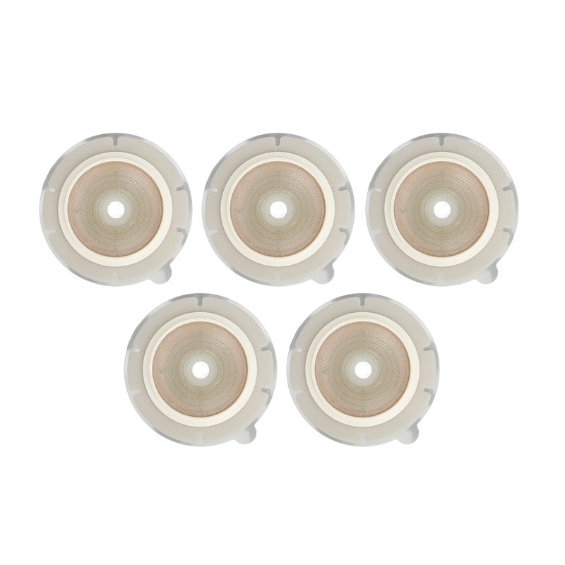 5pcs Stomahesive Flexible Skin Barrier 2 Pieces Clear Scale Hydrocolloid