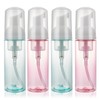 4 Pack Foam Pump Bottle Travel 2 oz/60 ml Small