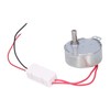 DC Motor 20RPM CCW/CW 4W 24V Horizontal Hole Tapping Shaft
