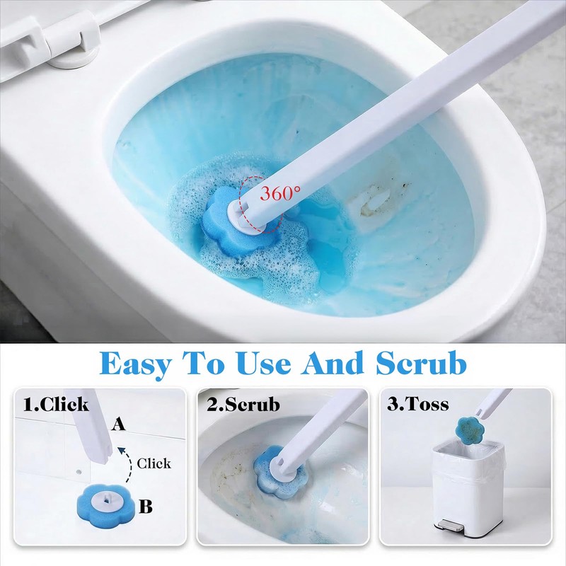 90 Count Disposable Toilet Bowl Wand Refills