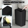 TIPGO Bathroom Trash Can with Lid, 10 Liter/ 2.6 Gallon