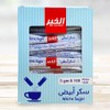 Alkhair Pure White Sugar Cane, Raw Sugar Packets, NON-GMO, 100