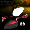 KIMISS Par 8mm 10mm Universal Moto Scooter Espejo retrovisor de