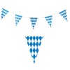 Oktoberfest Pennant Banner Bavarian Flag Pennant Banner Beerfest Party Hanging