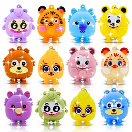 Pop Party Favors for Kids 3D Animal Pop Balls Its Fidget Toys Birthday Gifts for Boys Girls Goodie Bag Stuffers Carnival Prizes Treasure Chest for Kids Prizes Classroom Prizes