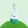 Miffy doll key ring blanket covered bag ring cute sleeping