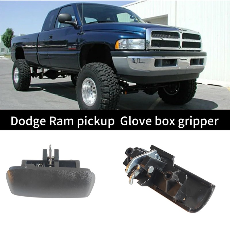 Aegena Dark Gray Glove Box Latch Lock Catch Handle for