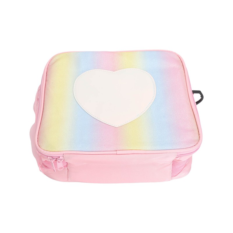 Lunch Bag Small Lunch Box Gradient Pink Reusable Leakage Proof