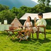 Picnic Bag Foldable Picnic Basket Insulated Comfortable Handle Ice Pockets