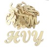 3 Inch 284 Pieces Wooden Letters Unfinished Wood Letters for