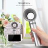 GOWENIC Mini Handheld Bladeless Fan, Portable USB 2000mAh Battery 10h