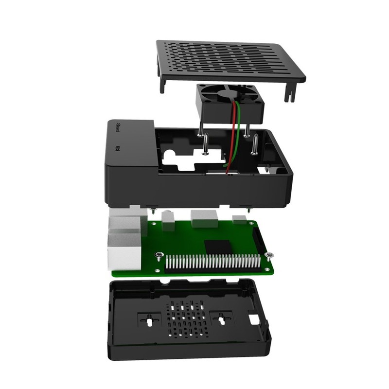 GeeekPi Raspberry Pi 3B+ Case Raspberry Pi 3/2 Model B