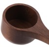 hobbyme Walnut Wooden Coffee Spoon with Long Handle, Coffee Scoop