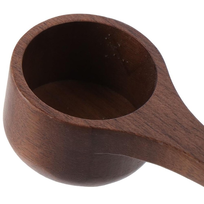 hobbyme Walnut Wooden Coffee Spoon with Long Handle, Coffee Scoop
