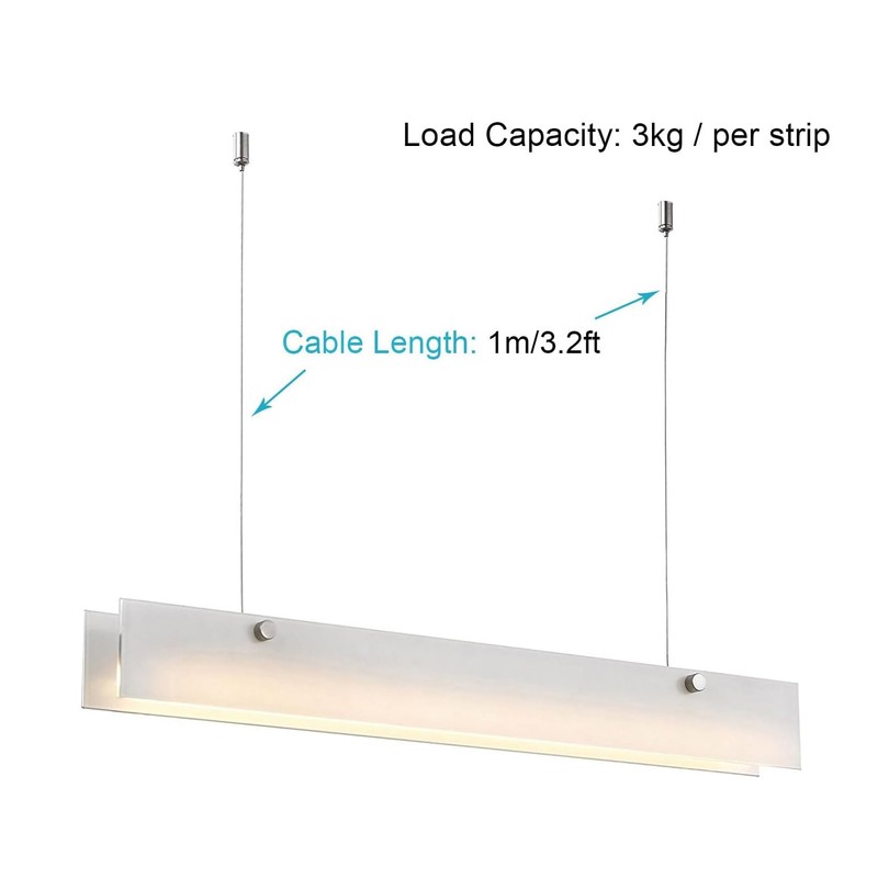 OTTFF 16 Pack 3.2 ft Light Hanging Wire Kit, Ceiling