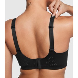 Victoria's Secret Women's VSX Featherweight Max Sports Bra, High Impact Wireless Sports Bra, Bras for Women, Black, (36D)