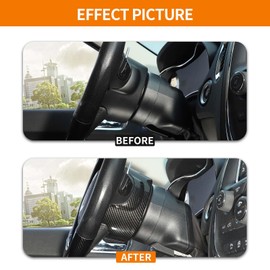 RT-TCZ para Chrysler 300C Base de Volante, Accesorios de Fibra de Carbono para Chrysler 300C 2015+ para Dodge Challenger 2015+ Cargador 2011+ Durango 2014+