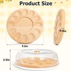 AceList Reversible Wood Charcuterie Board with Lid - Deviled Egg