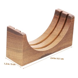 Ciieeo Wooden Coffee Filter Holder Stand Espresso Base for Organization Compact Accessory for Home Restaurant Use