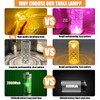 BGFHome Crystal Table Lamp RGB Color Changing Night Light,Romantic LED