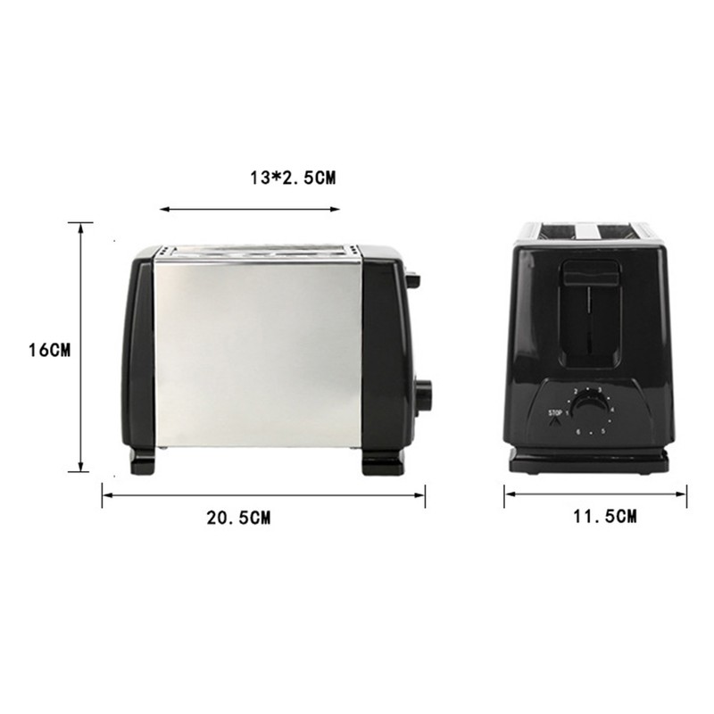 BH 002 Automatic Toaster Multifunctional 2 Slice Toaster Home Breakfast