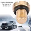 KooingTech Drain Screw, Radiator Expansion Tank with Rubber O-Ring, Mini