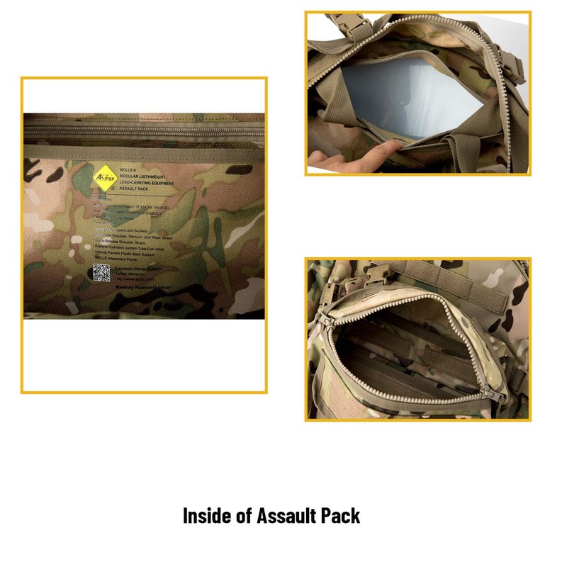 MT Military Army MOLLE 2 Tactical Assault Backpack, Rifleman 3